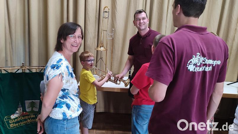 Instrumentenkarussell nennen Stadtkapelle und Kolping-Spielmannszug ihre Veranstaltung zur Nachwuchswerbung. Bild: Hagl/exb