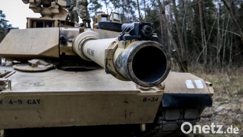 In Grafenwöhr beginnt die Ausbildung ukrainischer Soldaten an Kampfpanzern vom Typ Abrams Archivbild: Spc. Zachary Stahlberg