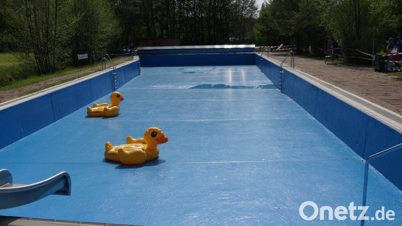 Das Freibad Etzelwang öffnet, so wie es wettertechnisch aussieht, am 21. Mai. Bild: sre