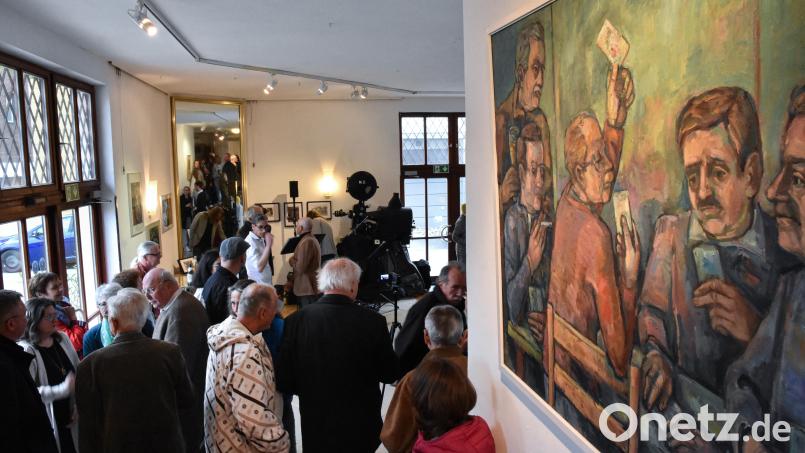 Die werke von Wilhelm Manfred Raumberger sind im Ringtheater noch bis 4. Juni zu sehen. Bild: Stephan Huber