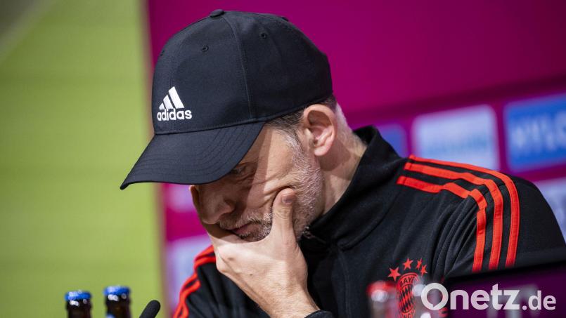 Bayern-Trainer Thomas Tuchel ließ auf der Pressekonferenz seinem Frust freien Lauf. Bild: Tom Weller/dpa