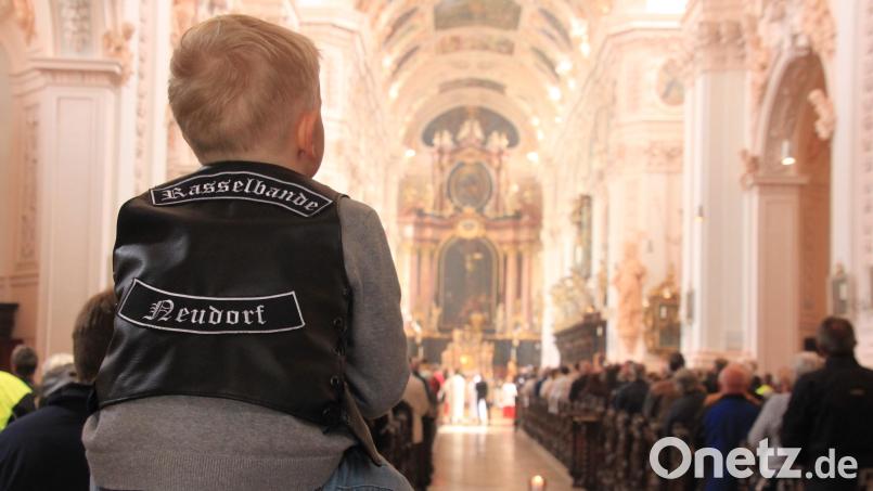 Auch die &quot;Rasselbande&quot; aus Neudorf war beim Motorradgottesdienst mit dabei. Bild: kro