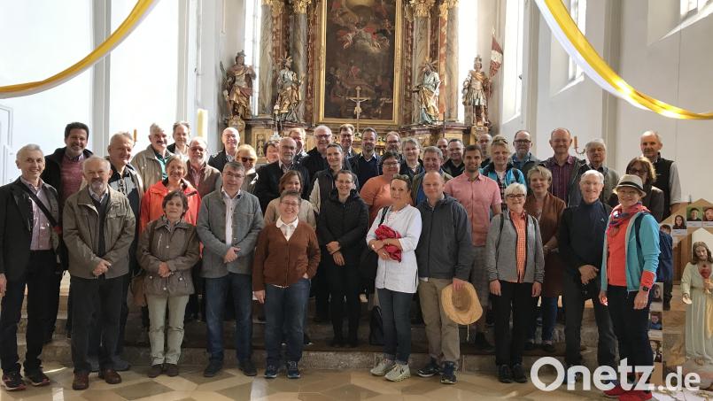 In der Pfarrkirche St. Jakobus war Treffpunkt für die Wallfahrt der Diakone zum Frohnberg. Bild: mma