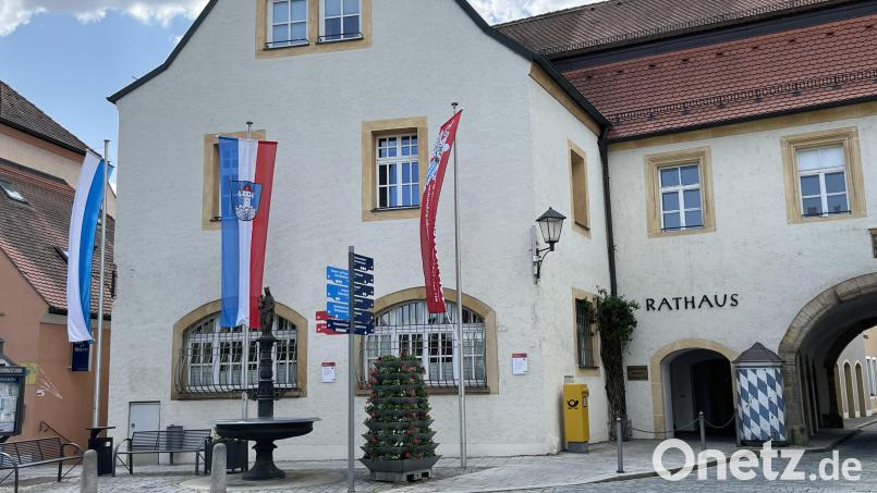 Eine der noch anstehenden Maßnahmen: Die Fertigstellung der Rathaussanierung. Bild: sns