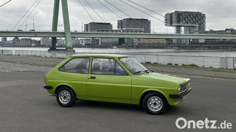 Knallig: Dieses Exemplar der ersten Generation trägt ein für die 1970er Jahre nicht untypisches Farbkleid. Bild: Thomas Geiger/dpa