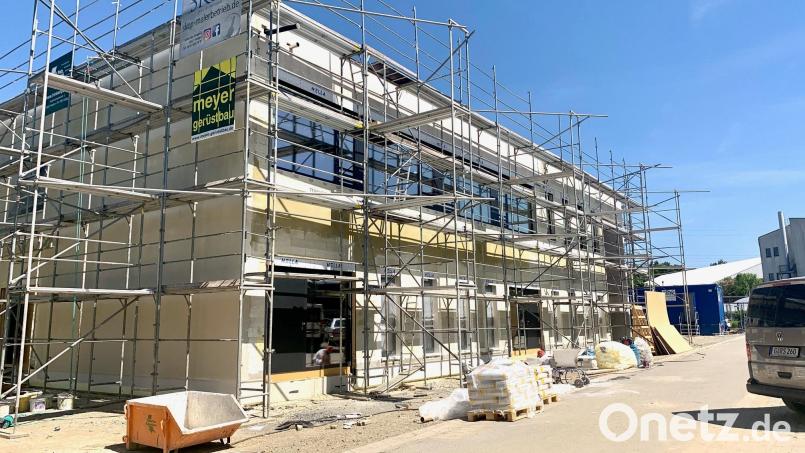 In Weiden entsteht an OTH Amberg-Weiden ein neuer Modulbau mit Büros, Laboren und Hörsälen im Rahmen der Hightech Agenda Bayern. Bild: Gabi Schönberger