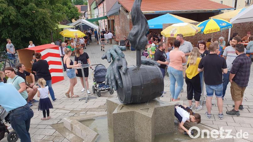 Das Zoigl- und Backofenfest der DJK Windischeschenbach war gut besucht. Bild: Lowak