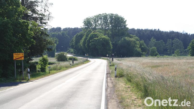 Einen Radweg längs der Kreisstraße von Zessau über Trabitz nach Speinshart befürworten die Trabitzer Gemeindeverantwortlichen. Ob dieser Vorschlag ins Landkreis-Radwegekonzept aufgenommen wird, bleibt abzuwarten. Bild: bjp