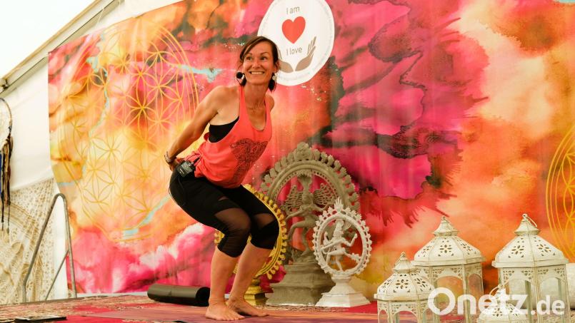 Auch beim vierten Yoga-Sound-See-Festival am Steinberger See ist die Schwandorfer Yoga-Lehrerin Viktoria Koller (Bild) wieder mit dabei und bietet Kurse an. Bild: Hirsch