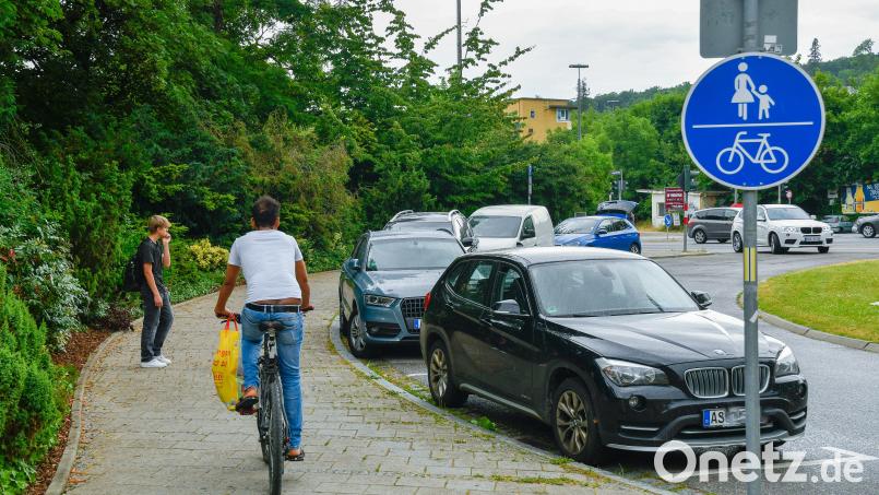 Mehr Platz für die Radfahrer. Das wünschen sich viele, die in Amberg mit dem Fahrrad unterwegs sind. Bild: Petra Hartl