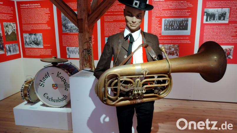 Eine neue Ausstellung im &quot;Taubnschuster&quot; beleuchtet die Musikgeschichte in Eschenbach. Bild: hev