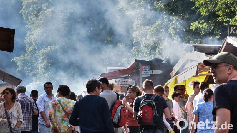 Viel Rauch um Nichts? Das Bergfest hat für viele Amberger einen sehr hohen Stellenwert. Bild: Stephan Huber