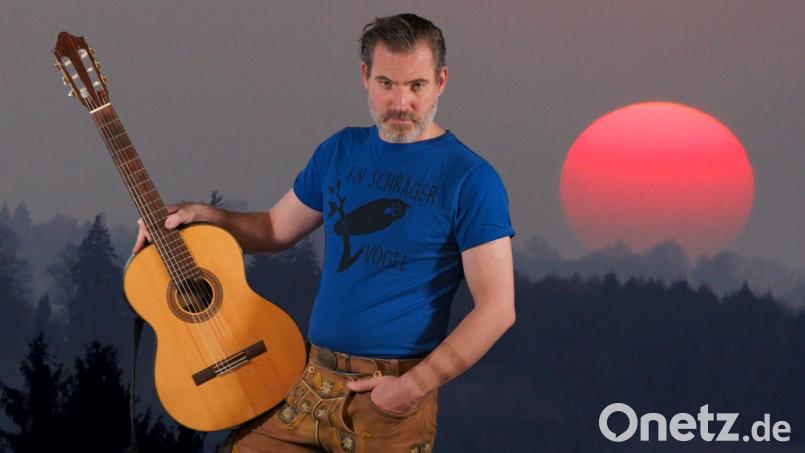 Der Musik-Kabarettist Vogelmayer kommt am Sonntag, 9. Juli, nach Ensdorf. Bild: Vogelmayer/exb