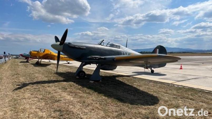 Bei den Flugtagen in Eger 2022 stürzte die Hawker Hurricane Mk. IV. am ab. Archivbild: Raimondo Sanna/exb