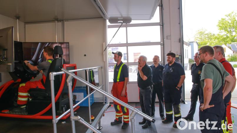 Der Einsatzfahrtensimulator ist derzeit im Landkreis Amberg-Sulzbach stationiert. Bild: egl