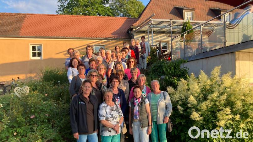 Auf ihren Lehrfahrten holen sich die Teilnehmerinnen (auf unserem Bild ein Teil davon) Anregungen, die zum Teil auch im eigenen Landkreis zu verwirklichen wären. Bild: Bettina Hirzinger, BBV Schwandorf/exb
