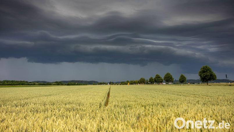 Gewitterwolken. Symbolbild: Bernd März/dpa