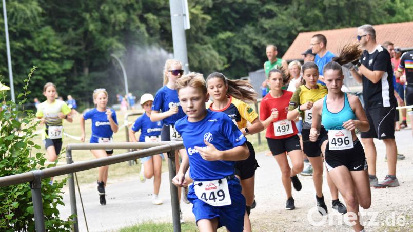 Die Kinder und Jugendlichen auf der Strecke. Bild: no