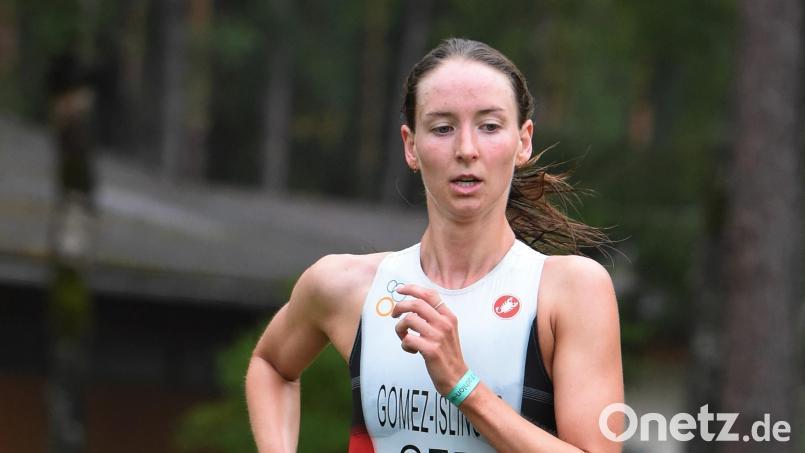 Triathletin Marlene Gomez-Göggel ist bei der Sprint-WM in Hamburg am Start. Bild: Büttner, Gerhard