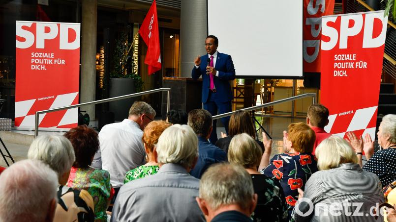 Die Amberger SPD feierte am Samstag ihr 150-jähriges Bestehen. Ehrengast war der stellvertretende Generalsekretär der Bayern SPD, Nasser Ahmed. Bild: Petra Hartl