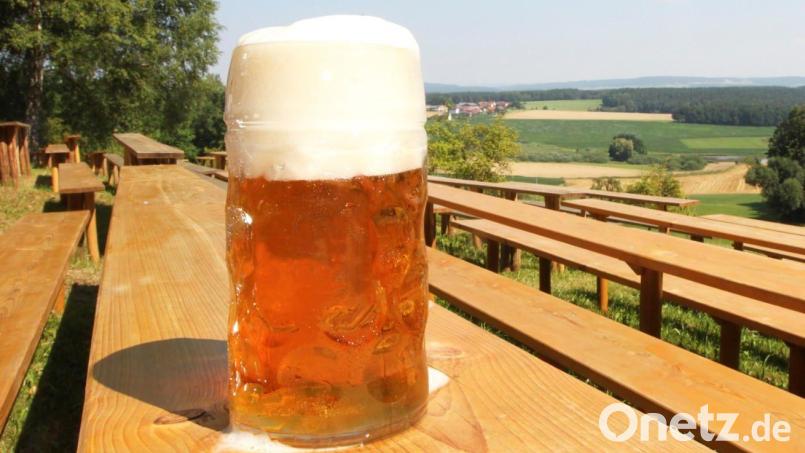 Für den „schönsten Biergarten der Oberpfalz“ hält mancher den Annaberg-Nordhang. Doch bewirtet wird hier nur an neun Tagen im Jahr während des Bergfests. Sollte dieser herrliche Flecken Natur nicht länger als Gastro-Fläche genutzt werden? Dazu ist eine Diskussion entstanden – und es gab eine erste Online-Umfrage. Archivbild: bmr