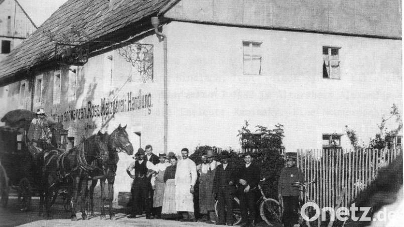 Das Gasthaus war von 1870 bis 1921 Haltestelle der Postkutsche. Repro: ld