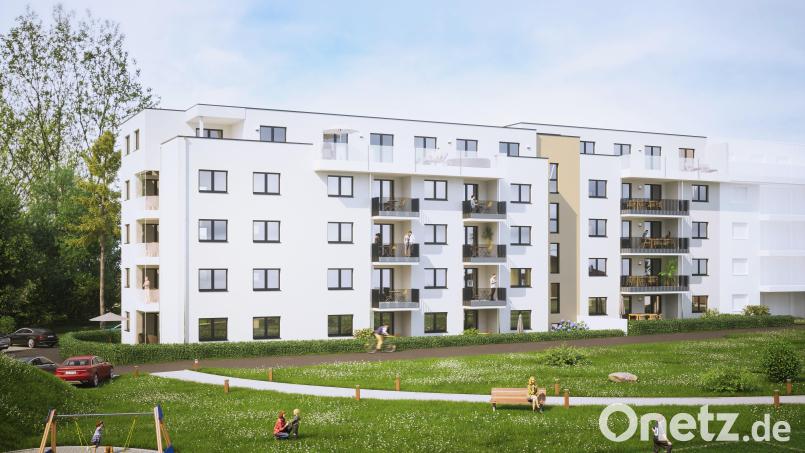 So soll die Wohnanlage „Stadtgarten“ einmal aussehen. Bild: Andrea Steinbauer