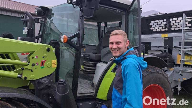 Julian Kohler hat die Arbeit mit Tieren und auf den Feldern schon immer Spaß gemacht. Bild: wku