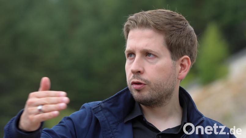 SPD-Generalsekretär Kevin Kühnert stellte sich den Fragen von Oberpfalz-Medien. Bild: Wolfgang Steinbacher