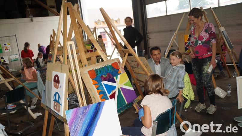 Ein Hit im Kinderferienprogramm: Der Malkurs der Freunde der Kunst in Oberviechtach. Bild: Weiß/exb