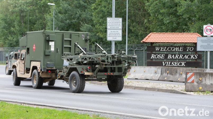 Hier bei der US-Armee in Vilseck tut der mutmaßliche Täter noch immer seinen Dienst, als hätte er nicht seinen kleinen Sohn zu Tode gequält. Bild: Timm Schamberger