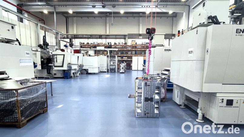 Auf rund 700 Quadratmetern entsteht eine neue Produktionsfläche bei Gerresheimer in Wackersdorf. Bild: Karin Fischer/exb
