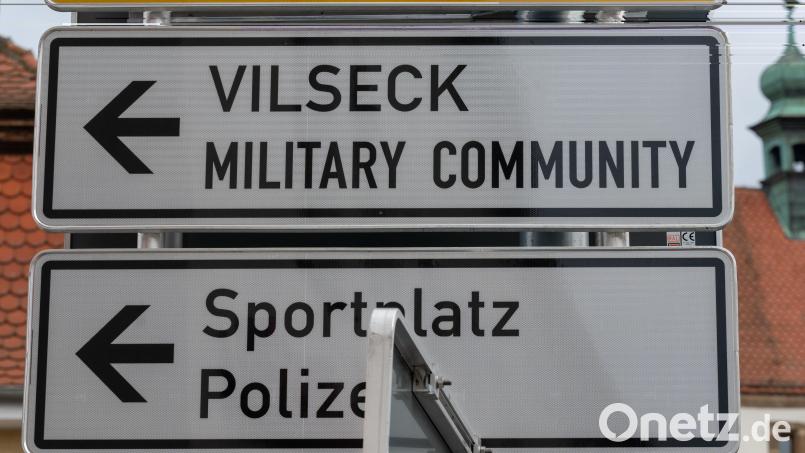 Hier bei der US-Militär-Community in Vilseck ist der mutmaßliche Täter stationiert, hier könnte auch der Prozess gegen den Mann angesetzt werden. Symbolbild: Armin Weigel