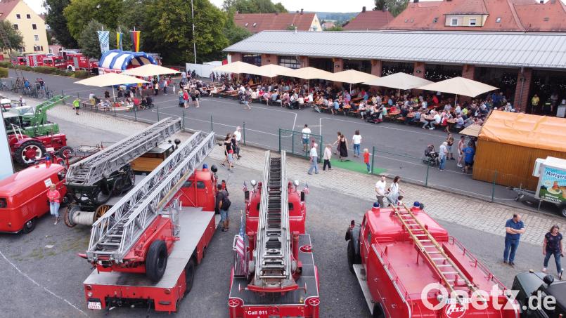 Mit dem Treffen historischer Feuerwehrfahrzeuge verbunden ist das Sommerfest der Feuerwehr Waldassen am Sonntag, 13. August. Archivbild: flm