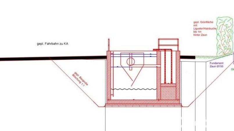 In Hopfau entsteht eine neue Kläranlage. Bild: Zwick Ingenieure Weiden /exb