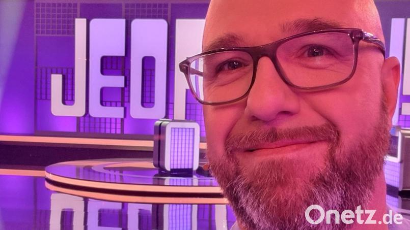 Michael Sandner (46) aus Amberg war am Mittwoch als Kandidat der Quizsendung Jeopardy auf Sat.1 zu sehen. Bild: Michael Sandner