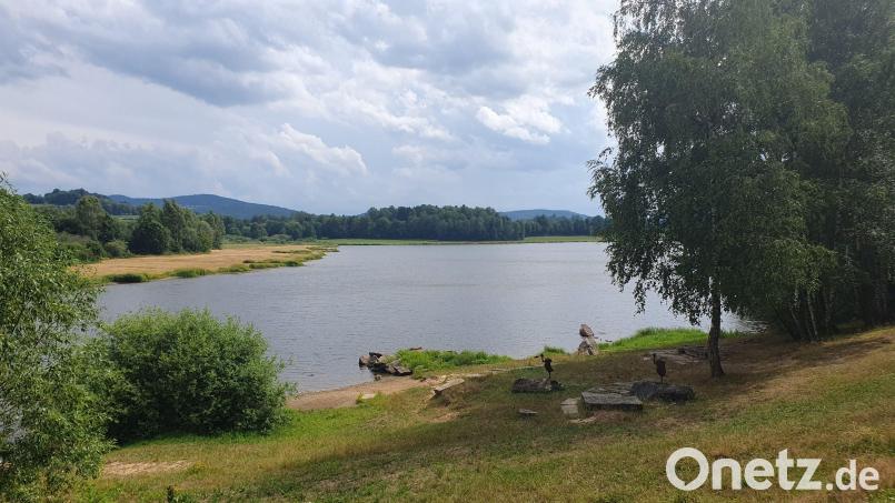 Der Perlsee vor den Toren Waldmünchens. Bild: mr