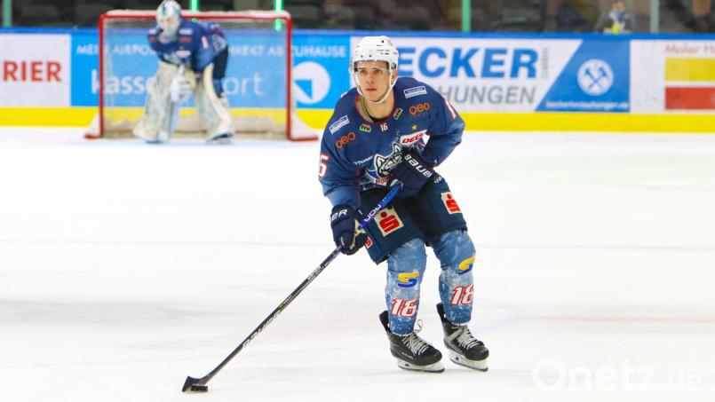 Der 30-jährige Vincent Schlenker wechselt von den Kassel Huskies zu den Blue Devils Weiden. Bild: Sascha Schardt/Kassel Huskies