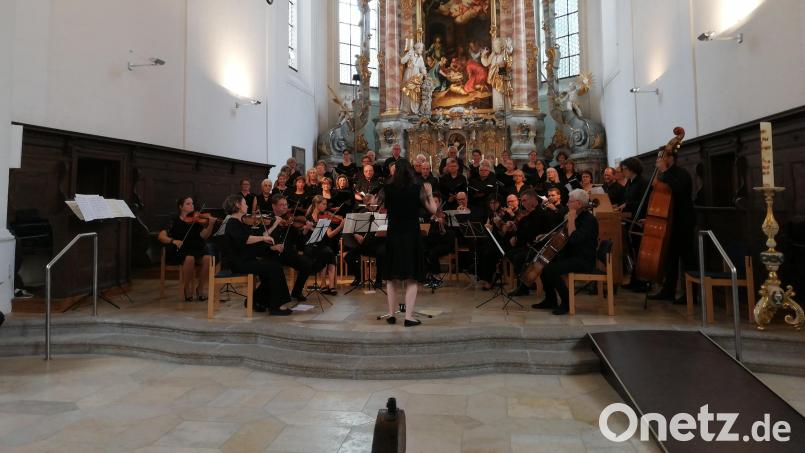 In St. Michael gab es nun ein Max-Reger-Jubiläumskonzert mit Orchester, Solisten und der Kantorei Weiden zu hören. Bild: Helmut Lamche/exb