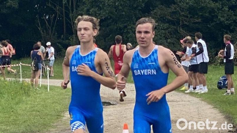 Justus Oeckl (links) kam bei der deutschen Junioren-Meisterschaft auf Platz fünf. Bild: Oeckl