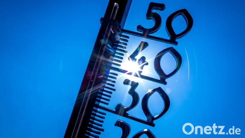 Laut Daten des EU-Klimawandeldienstes war der Juli 2023 weltweit bislang der heißeste gemessene Monat. Hat er auch in der Region Hitze-Rekorde gebrochen? Symbolbild: Jens Büttner/dpa