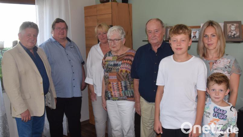 Diamantene Hochzeit. Erika und Alois Mörixbauer sind 60 Jahre verheiratet. Bild: fz