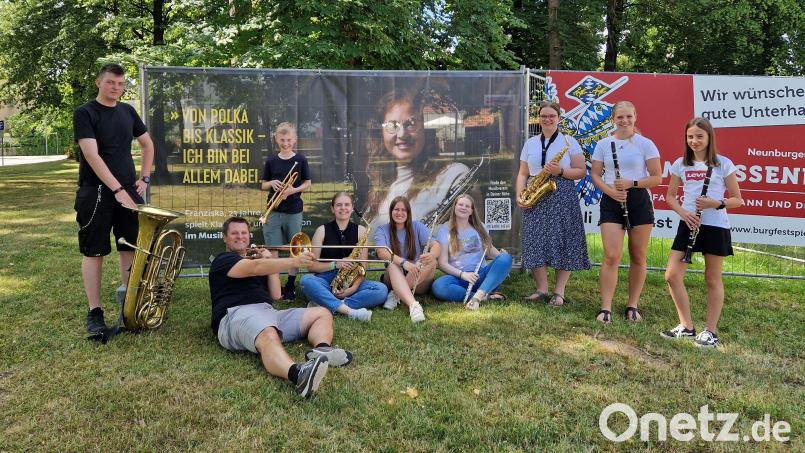 "Blasmusik Storys": Auch die Stadtkapelle Neunburg vorm Wald beteiligt sich an der Aktion. Bild: S. Graßmann/exb