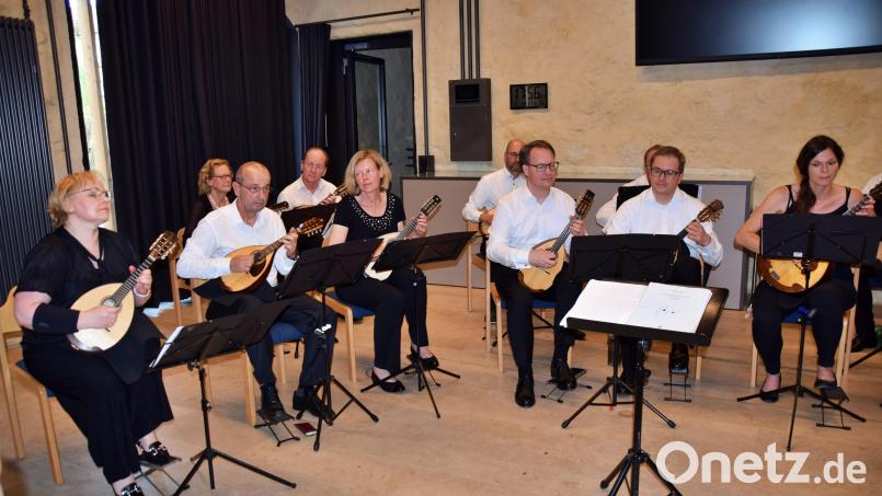 Natalia Alencova (links) leitet den Mandolinen-Club Falkenstein. Bild: wku