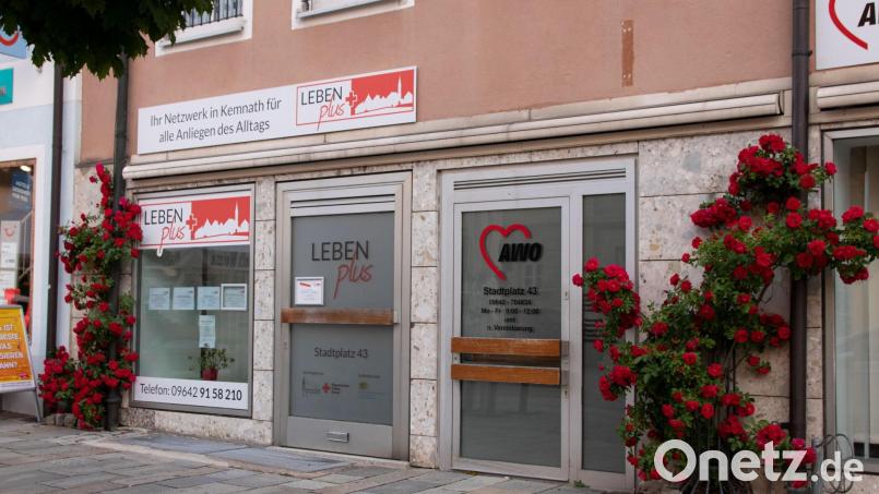 Das &quot;Leben Plus&quot;-Büro am Kemnather Stadtplatz. Bild: Susanne Forster