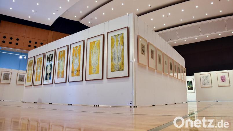 Halbzeit bei der Baselitz-Ausstellung im ACC. Bild: Stephan Huber