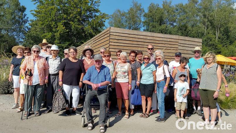 Mitglieder und Freunde des OGV Ebnath besuchten die Landesgartenschau in Freyung. Bild: OGV Ebnath/exb