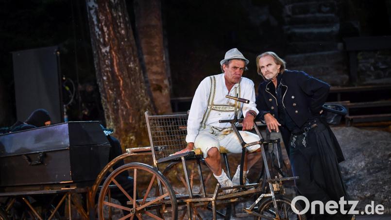 Dieses Jahr war „Der Brandner Kaspar“ der Klassiker auf der Bühne der Luisenburg. 2024 folgt der &quot;Sommernachtstraum&quot;. Dann werden aber die meisten Karten teurer sein. Bild: Flo Miedl/Luisenburg-Festspiele