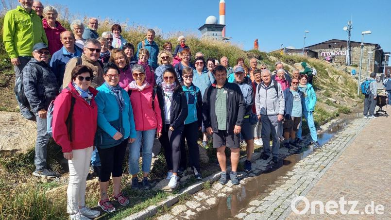 Das Höchste im Norden: Nicht fehlen durfte für die Reisegruppe aus Pressath der Besuch des 1141 Meter hohen Brocken. Bild: mng
