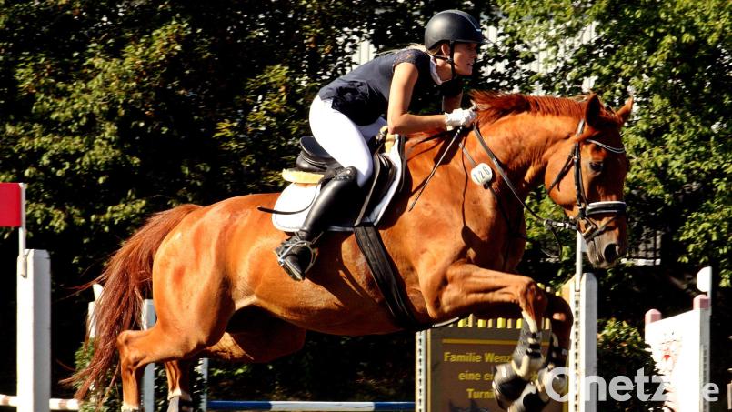 Auch Vanessa Gutte wird wohl am Start sein. Dieses Mal aber nicht beim Springen, sondern in der Dressur. Bild: R. Kreuzer
